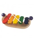 Xylophone en bois multicolore