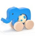 Éléphant bleu à tirer
