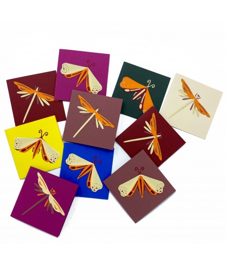 Mini-cartes insectes (avec enveloppe)