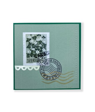 Carte Timbres - Tilleul/Suède
