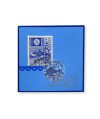 Carte Timbres - Bleu/Japon
