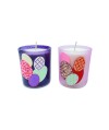 Bougies pâques rose-violet