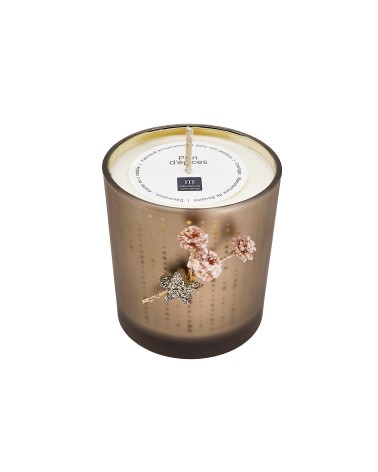 bougie photophore vieux rose pain d'épices