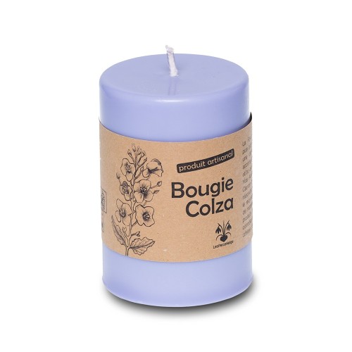 bougie cylindrique à la cire de colza
