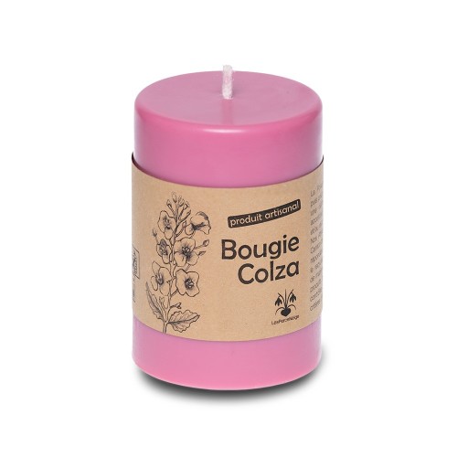 bougie cylindrique à la cire de colza