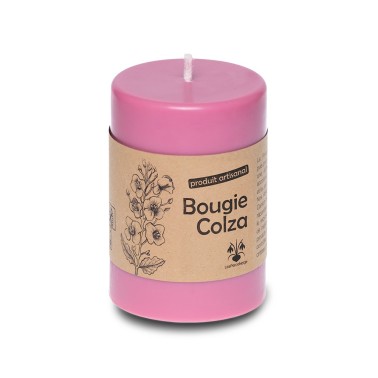 bougie cylindrique à la cire de colza