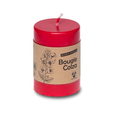 bougie cylindrique à la cire de colza