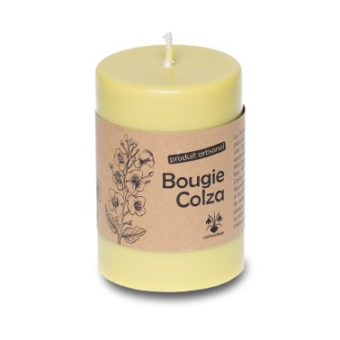 bougie cylindrique à la cire de colza