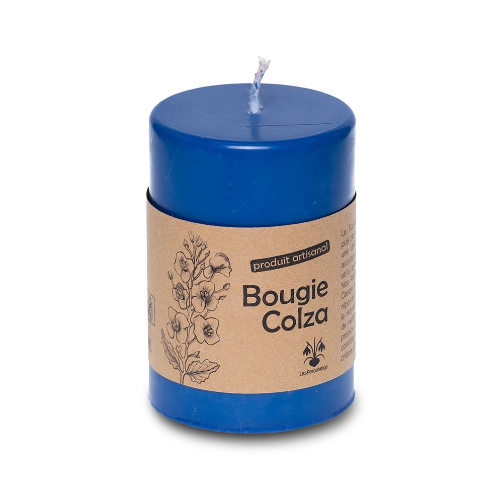 bougie cylindrique à la cire de colza