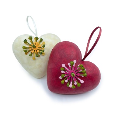 Cœur déco à suspendre (1 pièce)