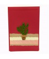 Carte cactus rouge