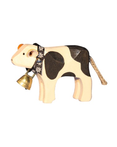 Veau avec cloche noir