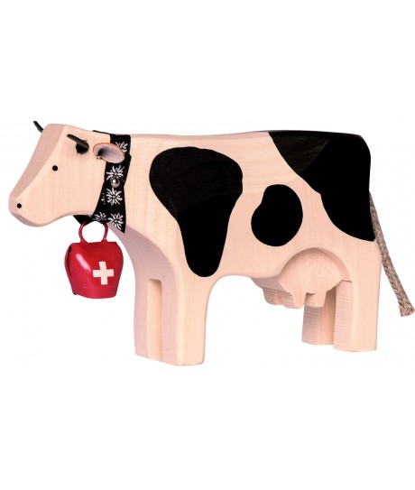 Vache avec cloche suisse