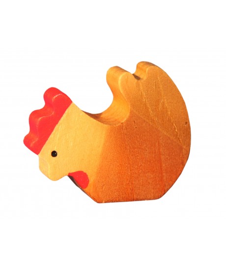Poule qui mange