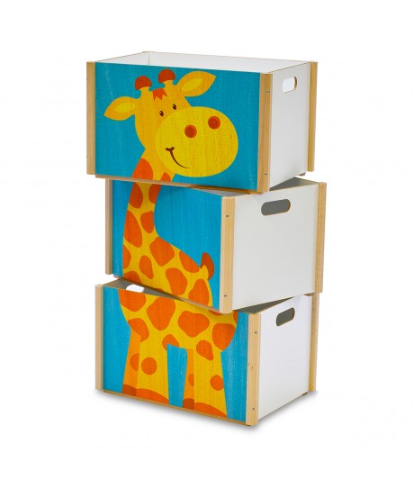 Boîte empilable girafe
