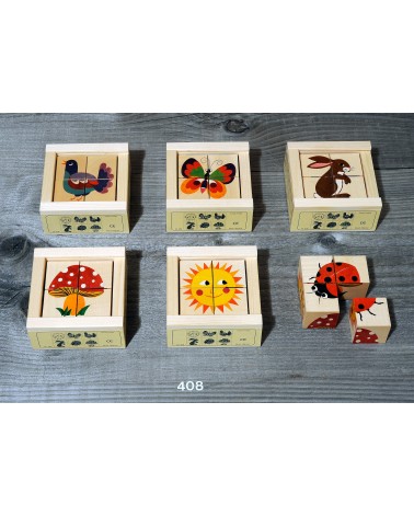 Puzzle  natura 4 pces