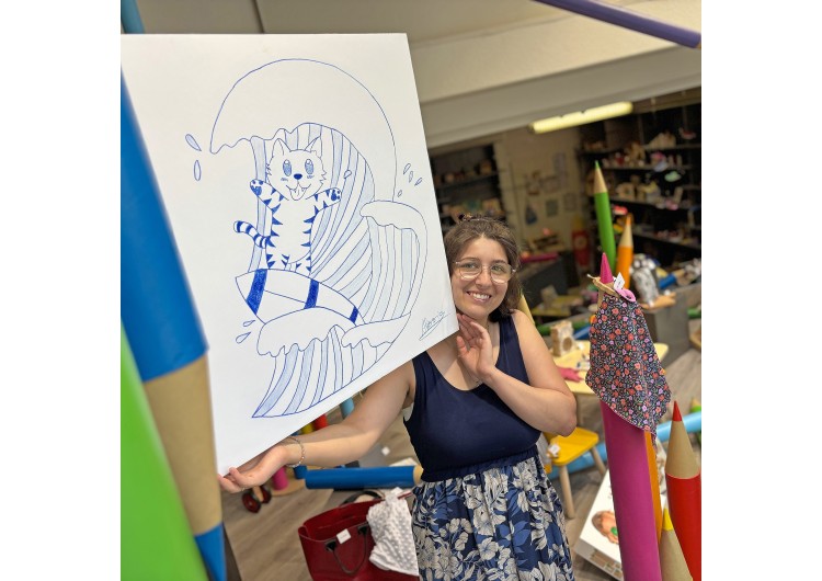 Un grand bravo à notre vendeuse Alissia pour ses magnifiques dessins!