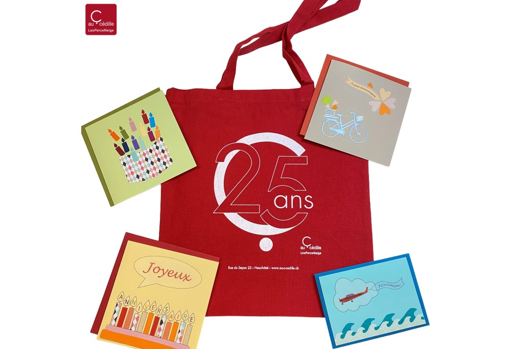 L'atelier-boutique au c cédille fête ses 25 ans d'existence à la rue du Seyon 25 à Neuchâtel!