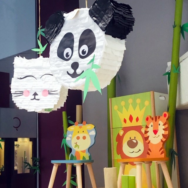 PIÑATAS DE FÊTE / CHAT ET PANDA