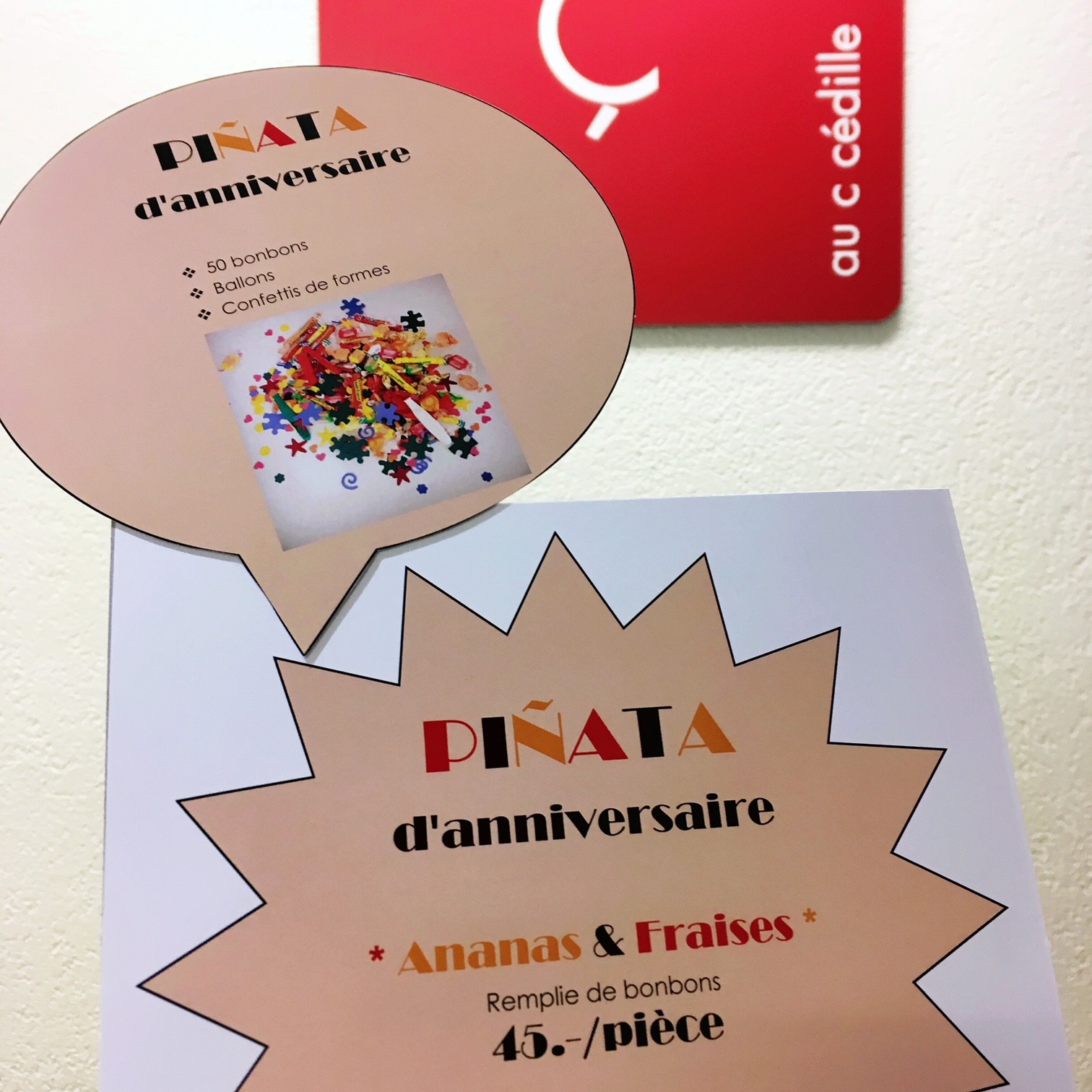 PIÑATA ANANAS & FRAISE, PENSEZ AUX ANNIVERSAIRES!