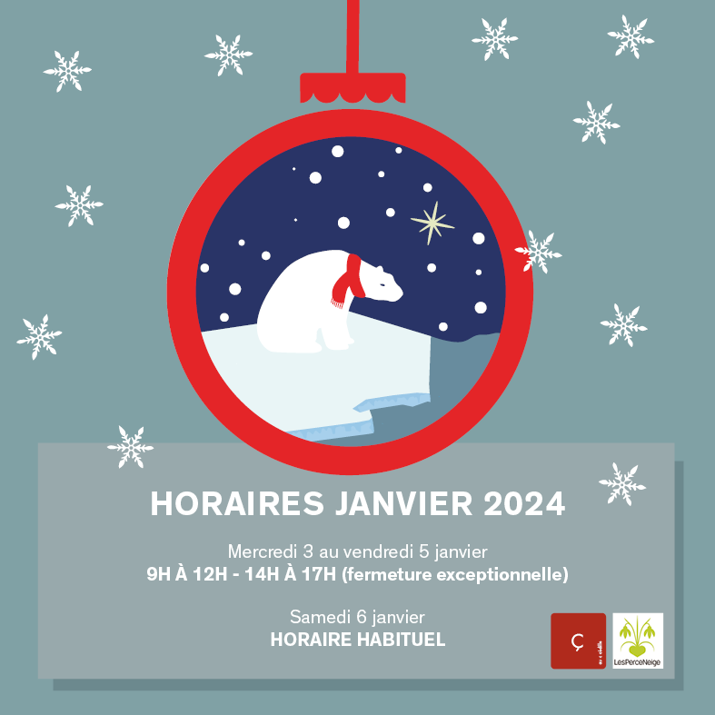 HORAIRES JANVIER 2024